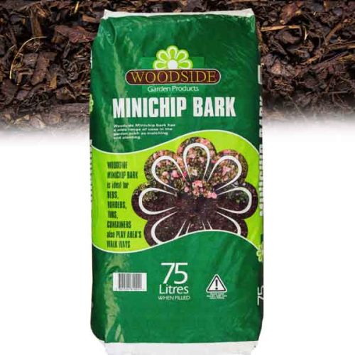 Mini Chip Bark Mulch 75L